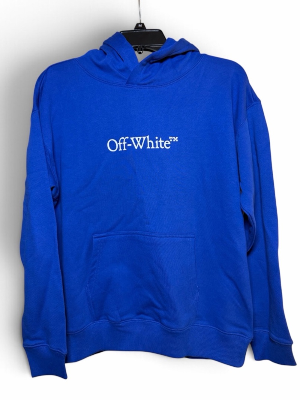Off-White Kids Blue Hoodie with Logo NWT